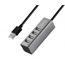 USB-хаб HOCO HB1 4USB Line machine Tarnish (6957531038139)