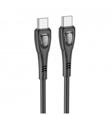 Кабель BOROFONE BX98 Type-C to Type-C Superior 60W передача данных cable Black (6941991104497)