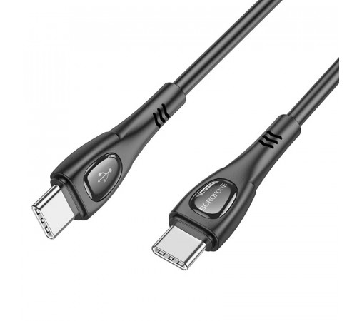 Кабель BOROFONE BX98 Type-C to Type-C Superior 60W charging data cable Black (6941991104497)