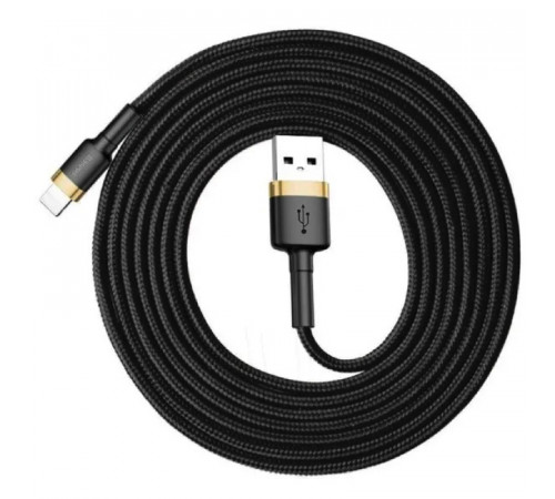 Кабель Baseus Cafule Cable USB For Lightning 1.5A 2m Gold+Black (CALKLF-CV1)