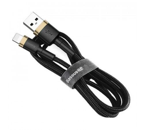 Кабель Baseus Cafule Cable USB For Lightning 1.5A 2m Gold+Black (CALKLF-CV1)