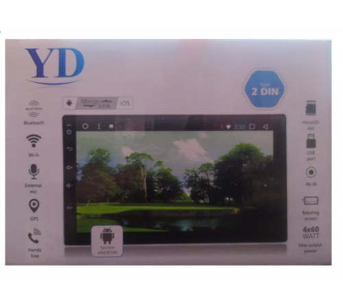 НЕТУ Автомагнитола 2DIN 7" UNIVESAL ANDROID LONG (15 шт/ящ)