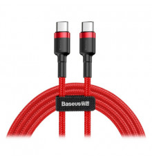 Кабель Baseus Cafule USB Cable Type-C-Type-C 3A 2m Red (CATKLF-H09)