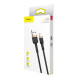 Кабель Baseus Cafule Cable USB For Lightning 2.4A 1m Gold+Black (CALKLF-BV1)