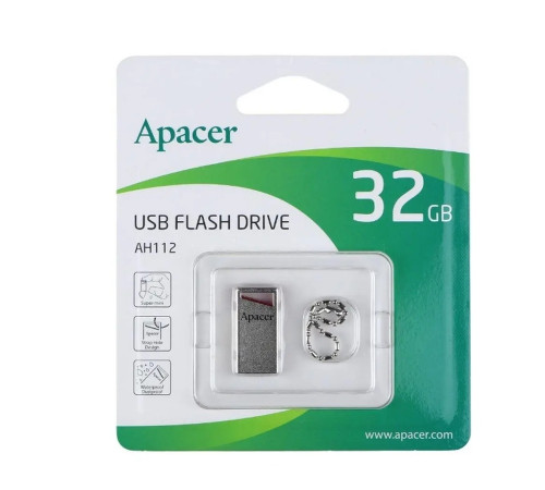Флеш-накопичувач Apacer USB 2.0 AH112 32GB Red (AP32GAH112R-1)
