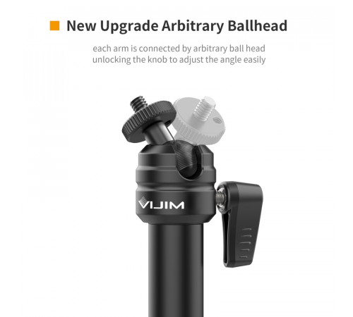 Штатив-тримач Ulanzi Vijim Desktop Flexible Arm/Light Stand(With Clip/Two Stages) (UV-2665 LS04) (2665)