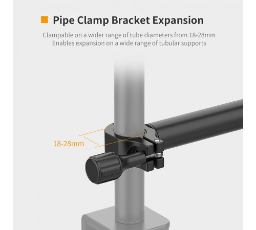 Штатив-тримач Ulanzi Vijim Desktop Flexible Arm/Light Stand(With Clip/Two Stages) (UV-2665 LS04) (2665)