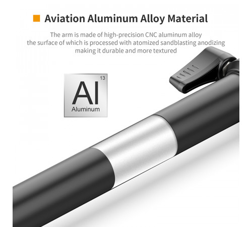 Штатив-тримач Ulanzi Vijim Desktop Flexible Arm/Light Stand(With Clip/Two Stages) (UV-2665 LS04) (2665)