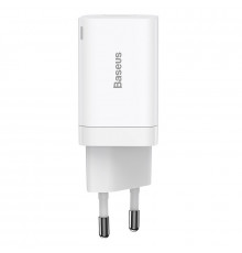 Мережевий зарядний пристрій Baseus Super Si Pro Quick Charger C+U 30W EU White (CCSUPP-E02)