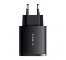 Мережевий зарядний пристрій Baseus Compact Quick Charger 2U+C 30W EU Black (CCXJ-E01)