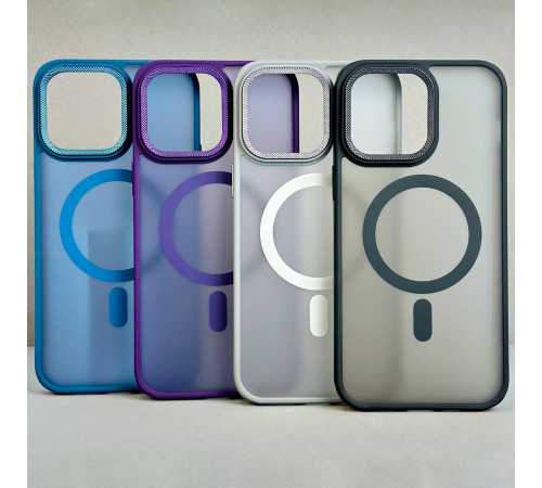 Накладка Matte Corrugated Camera Magnetic РОЗПРОДАЖ iPhone 16 Pro Max