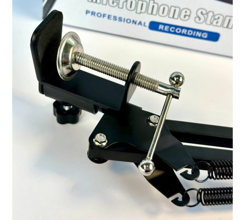 Тримач стійка-пантограф NB-35 для телефону та планшета зі струбциною