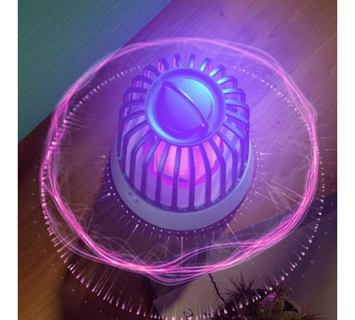 Лампа-пастка від комах MWD-03 2in1 світильник (з вбуд. акум.) (15см)