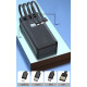 УМБ Power Bank WUW Y130 10000mAh 2.1A (with cable Lightning+Micro+Type-C+USB)