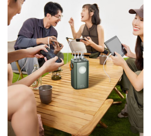 УМБ Power Bank Remax RPP-123 Gutitan Series 60000mAh PD27W+QC22.5W (з ліхтарем)
