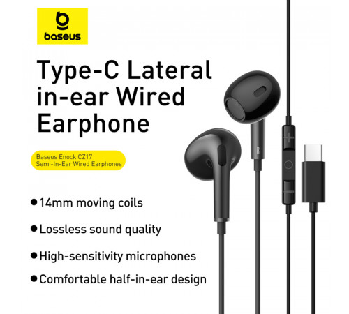 Навушники Baseus Encok CZ17 Type-C (A00170000113-Z1)
