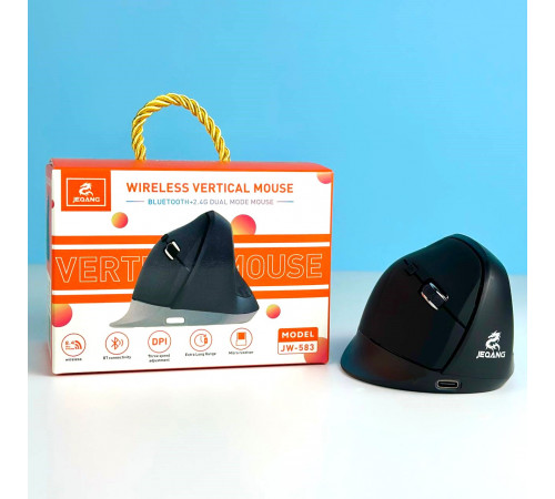 Мишка бездротова вертикальна JEQANG JW-583 2.4G