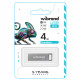 Флеш-накопичувач Wibrand USB 2.0 Chameleon 4Gb Silver (WI2.0/CH4U6S)