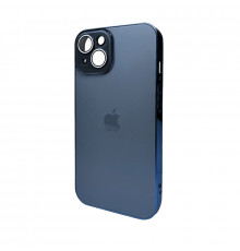 Чехол для смартфона AG Glass Sapphire Frame MagSafe Logo для Apple iPhone 14 Sea Blue (AGSappiFRP14Blue)