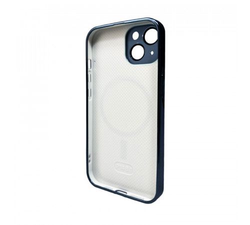 Чохол для смартфона AG Glass Sapphire Frame MagSafe Logo for Apple iPhone 14 Sea Blue (AGSappiFRP14Blue)