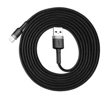 Кабель Baseus Cafule Cable USB For Lightning 1.5A 2m Gray+Black (CALKLF-CG1)
