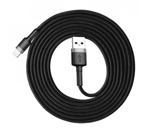 Кабель Baseus Cafule Cable USB For Lightning 1.5A 2m Gray+Black (CALKLF-CG1)
