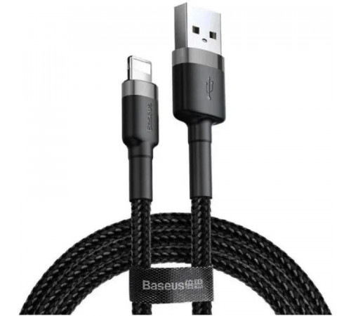 Кабель Baseus Cafule Cable USB For Lightning 1.5A 2m Gray+Black (CALKLF-CG1)