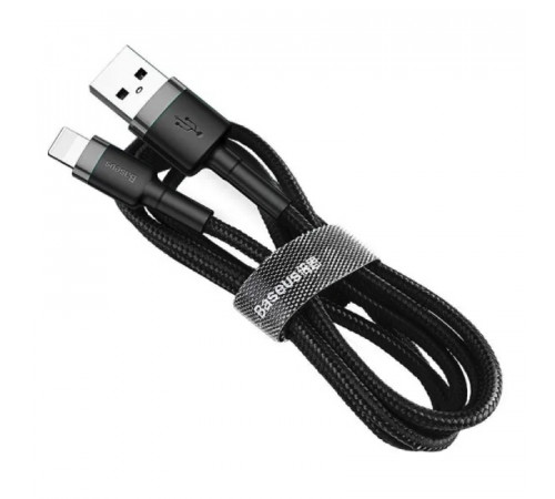 Кабель Baseus Cafule Cable USB For Lightning 1.5A 2m Gray+Black (CALKLF-CG1)