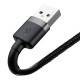 Кабель Baseus Cafule Cable USB For Lightning 1.5A 2m Gray+Black (CALKLF-CG1)