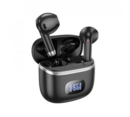Бездротові навушники TWS HOCO EQ1 Music guide true wireless BT headset Black (6931474798497)