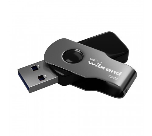 Флеш-накопичувач Wibrand USB 3.2 Gen1 Lizard 512GB Black (WI3.2/LI512P9B)