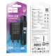 Мережевий зарядний пристрій з кабелем HOCO C134A Solid single-port charger set (Micro) (EU) Black (6942007621335)