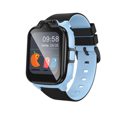Дитячий смарт-годинник Hoco Y104 42mm. SIM 4G. Wi-Fi. 700 mAh. IP65 Blue (6942007646369)
