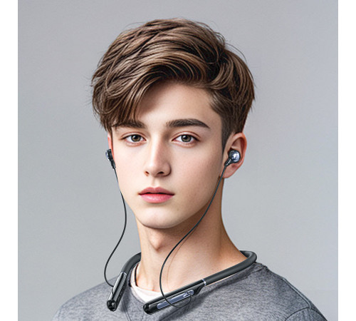 Бездротові спортивні навушники ACEFAST N5 neck hanging wireless earphones Black (6974316284192)