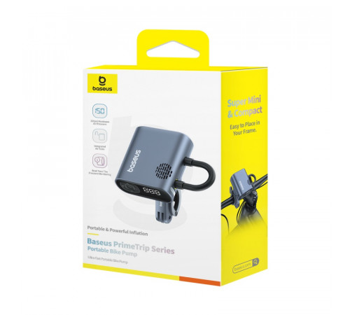 Автомобільний насос Baseus PrimeTrip Series Portable Bike Pump Cosmic Black (C11169000121-00)