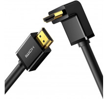 Кабель UGREEN HDMI 4K Cable Male to Male 90 Degree Black 1m (UGR-10172)