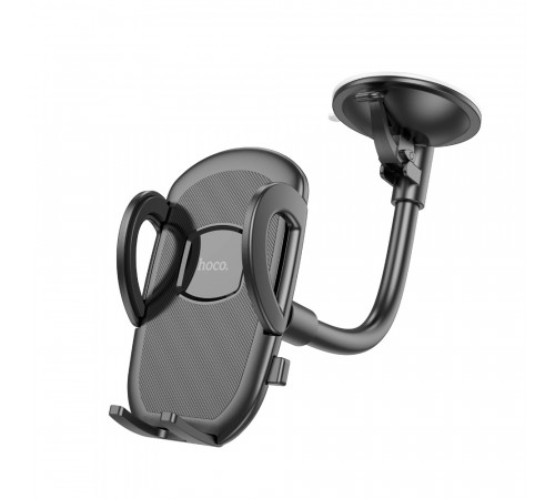 Автотримач для телефона HOCO H10 General car holder(windshield) Black (6931474791580)