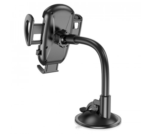 Автотримач для телефона HOCO H10 General car holder(windshield) Black (6931474791580)