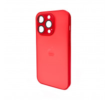 Чохол для смартфона AG Glass Matt Frame Color Logo for Apple iPhone 14 Pro Coke Red (AGMattFrameiP14PRed)