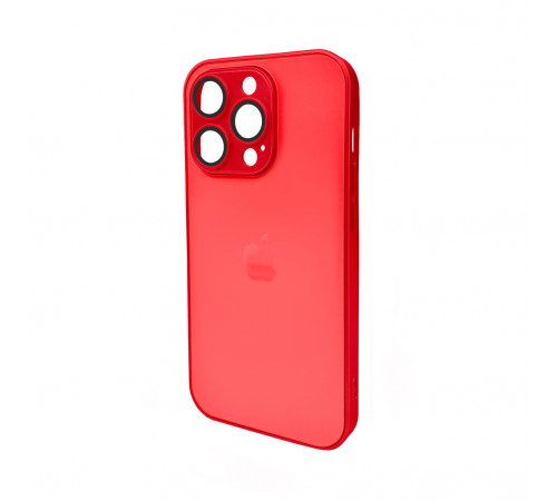 Чохол для смартфона AG Glass Matt Frame Color Logo for Apple iPhone 14 Pro Coke Red (AGMattFrameiP14PRed)