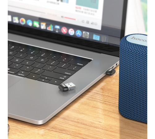 Адаптер Bluetooth HOCO UA18 USB BT adapter Black (6931474762399)