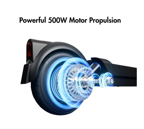 Електросамокат OKAI ES40-Black 10", 500(1000)W, 15.6Ah, 70km, 25km\h, 25%, NFC, App, 23kg (ES40-B)