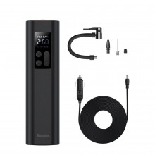 Автомобільний насос Baseus Super Mini Inflator Pump Black (CRCQ000001)