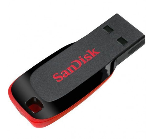 Флеш-накопичувач SanDisk USB 2.0 Cruzer Blade 16Gb Black/Red (SDCZ50-016G-B35)