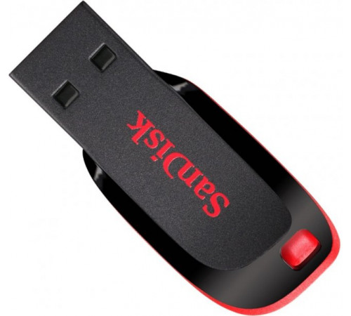 Флеш-накопичувач SanDisk USB 2.0 Cruzer Blade 16Gb Black/Red (SDCZ50-016G-B35)