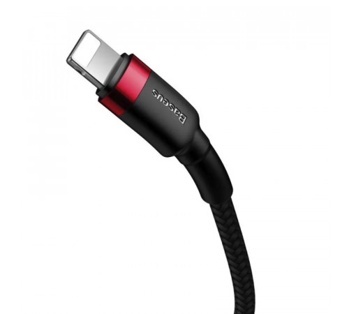 Кабель Baseus Cafule Cable Type-C to iP PD 20W 1m Red+Black (CATLKLF-91)