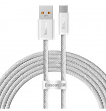 Кабель Baseus Dynamic Series Fast Charging Data Cable USB to Type-C 100W 1m White (CALD000602)