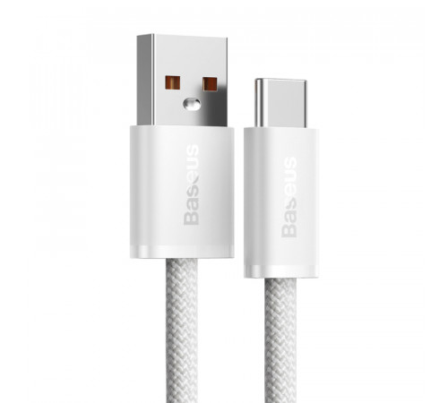 Кабель Baseus Dynamic Series Fast Charging Data Cable USB to Type-C 100W 1m White (CALD000602)