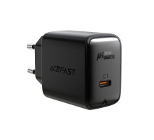 Мережевий зарядний пристрій ACEFAST A1 PD20W single USB-C charger Black (6974316280033)