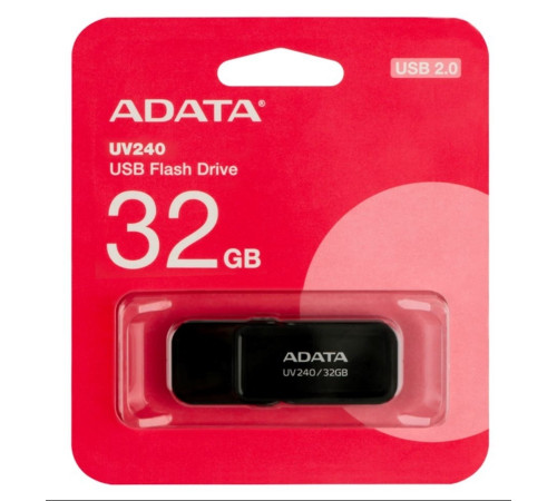 Флеш-накопичувач ADATA USB 2.0 AUV 240 32Gb Black (AUV240-32G-RBK)